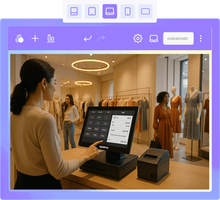 OptaPOS Garments Store point of sale software in UAE