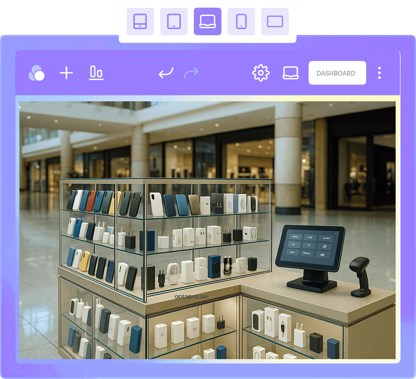 OptaPOS Small Kiosk point of sale software in UAE