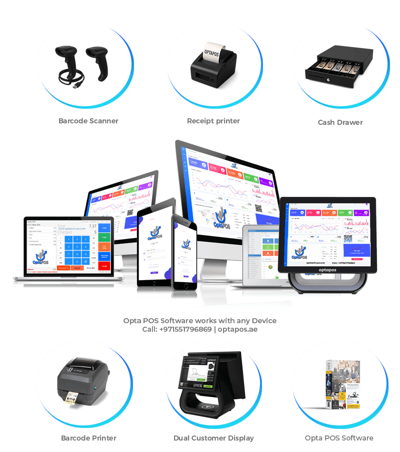 POS hardware for Textile Store in UAE