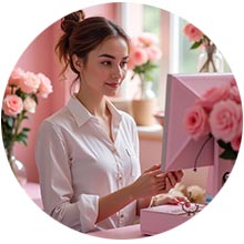 POS System using in a Flower Boutique in Dubai